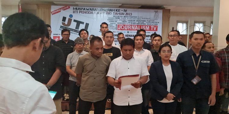 Andry Kurniawan Pimpin IJTI Lampung Periode 2023-2027