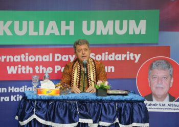 Kuliah Umum Hari Solidaritas Palestina di IIB Darmajaya, Ini Pesan Dubes Palestina kepada Mahasiswa