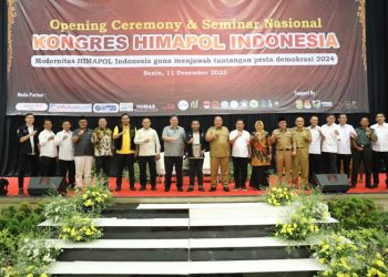 Menko Perekonomian Airlangga Hartanto Buka Kongres Nasional Himpunan Mahasiswa Ilmu Politik Indonesia VIII