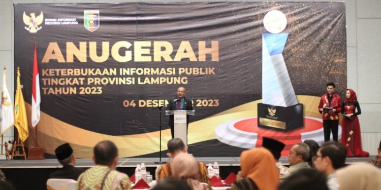 Pemerintah Provinsi Lampung Berkomitmen Tingkatkan Pelayanan Keterbukaan Informasi Publik