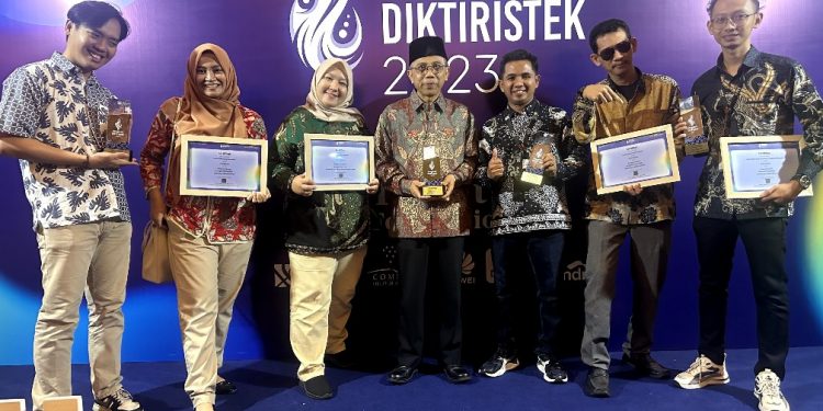 ITERA Raih Empat Penghargaan Humas dan Kerja Sama Anugerah Diktiristek Tahun 2023