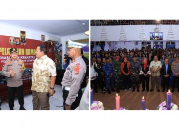 Gubernur Arinal dan Walikota Bandar Lampung Tinjau Misa di Sejumlah Gereja