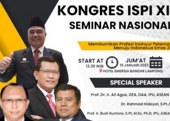 Lampung Jadi Tuan Rumah Kongres XIII ISPI