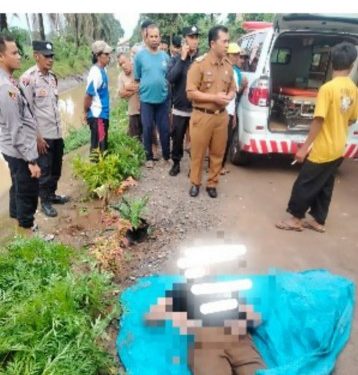 Polres Lamtim Selidiki Penemuan Mayat Di Irigasi Pekalongan