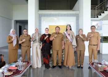 Gubernur Arinal Terima Audiensi Finalis Puteri Indonesia Nabilah Balqis   