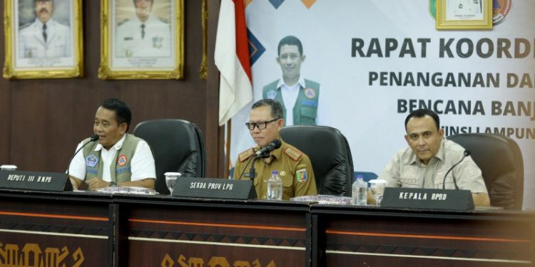 Rakor Penanganan Banjir, Sekdaprov Fahrizal Ajak Kabupaten/Kota Siaga Hadapi Curah Hujan Tinggi