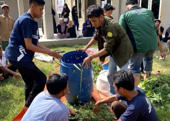IKAM Lamtim Lakukan Kegiatan Bina Desa di Muara Gading Mas