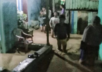 Sungai Way Belau Meluap, Warga Teluk Panik Kebanjiran