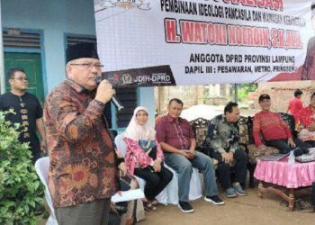Sosialisasi Pembinaan Ideologi Pancasila, Watoni Noerdin:  Jangan  Beda Pilihan Terjadi Perselisihan