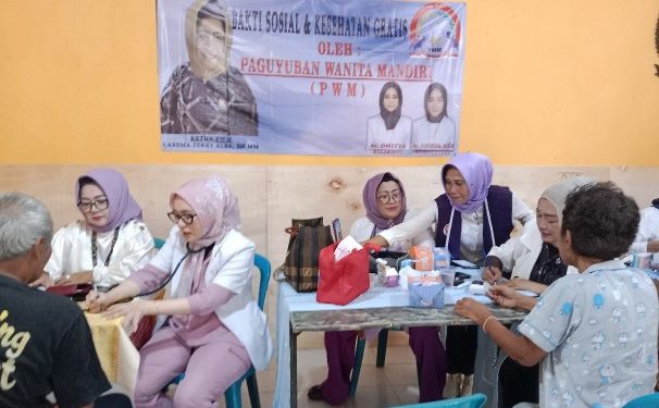 PWM Lampung Gelar Pelayanan Kesehatan dan Bagi-Bagi Sembako
