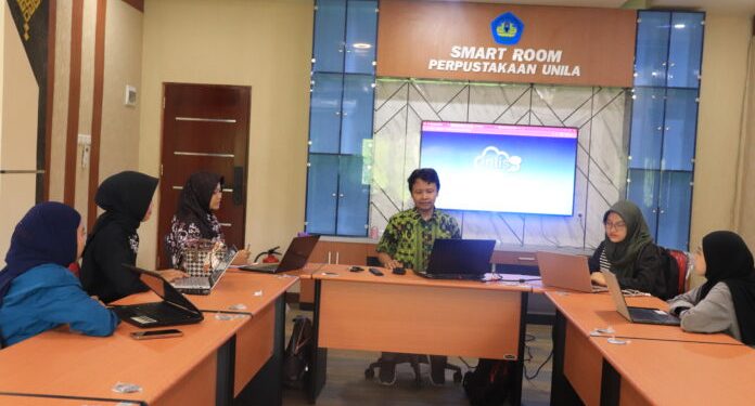 UPT Perpustakaan Unila Lakukan Peremajaan Sistem