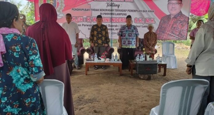 Anggota DPRD Watoni Noerdin Sosper Tentang Penghapusan Tindak Kekerasana Perempuan dan Anak