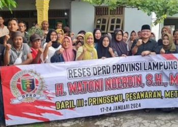 Anggota DPRD Lampung Watoni Noerdin Jaring Aspirasi di Kota Metro