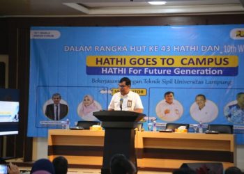 HATHI Ajak Mahasiswa Unila Berpartisipasi Kelola Sumber Daya Air 