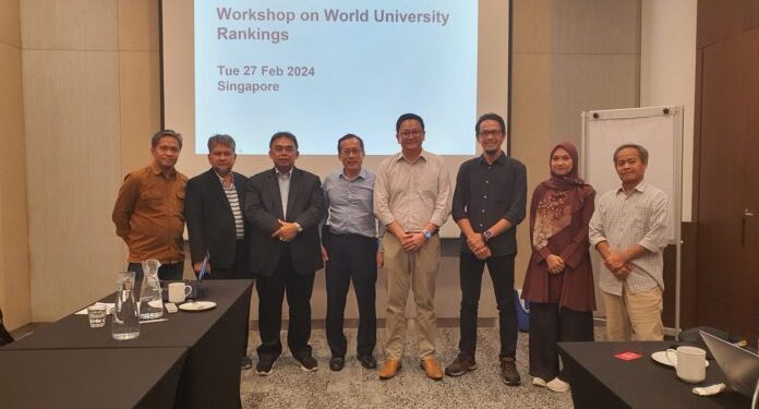 Tim Unila Hadir dalam Workshop University Rankings di Singapura