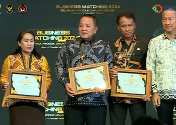 Pemprov Lampung Raih Penghargaan dalam Ajang Business Matching Belanja Produk Dalam Negeri