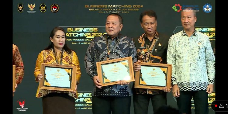 Pemprov Lampung Raih Penghargaan dalam Ajang Business Matching Belanja Produk Dalam Negeri