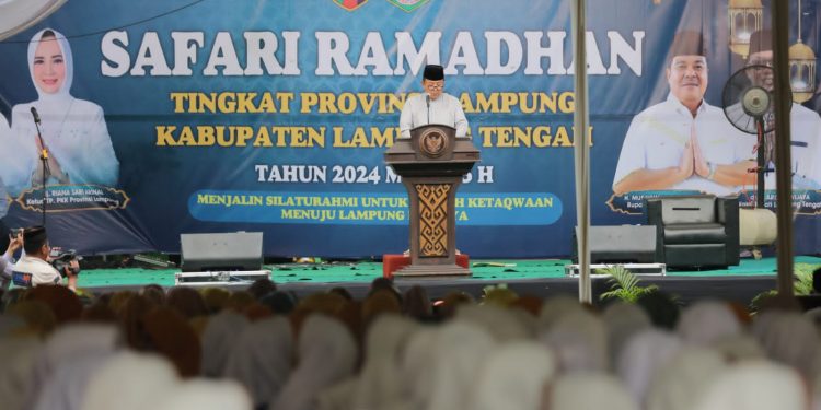 Safari Ramadan di Lamteng, Gubernur Arinal Apresiasi Progres Pembangunan yang Pesat 