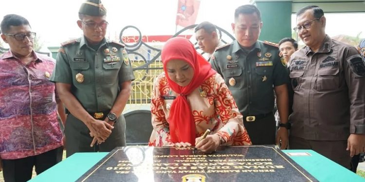 Resmikan Rumah Dinas Dandim 0410 KBL, Walikota Eva Dwiana : Semoga Penuh Berkah