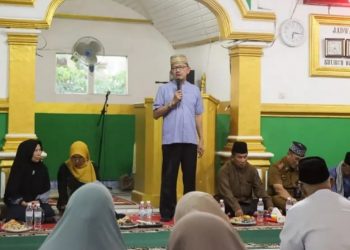 Bupati Pesibar Safari Ramadhan Pertama Di Masjid Ghaniaturrohman Pekon Seray