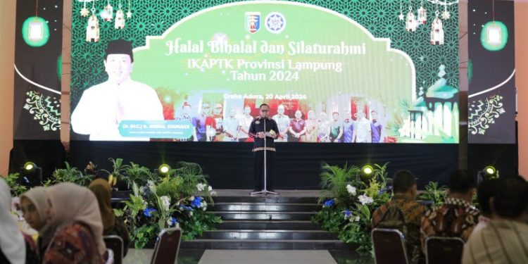 Halal Bihalal IKAPTK, Gubernur Arinal Berharap Perkokoh Jiwa Korsa Alumni