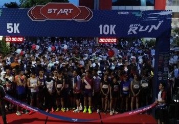 Seribuan Peserta Ramaikan Event Bandar Lampung Berlari