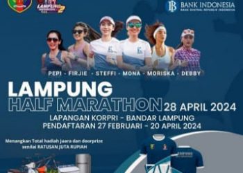 HUT Ke-60,Pemprov Kembali Gelar Lampung Half Marathon