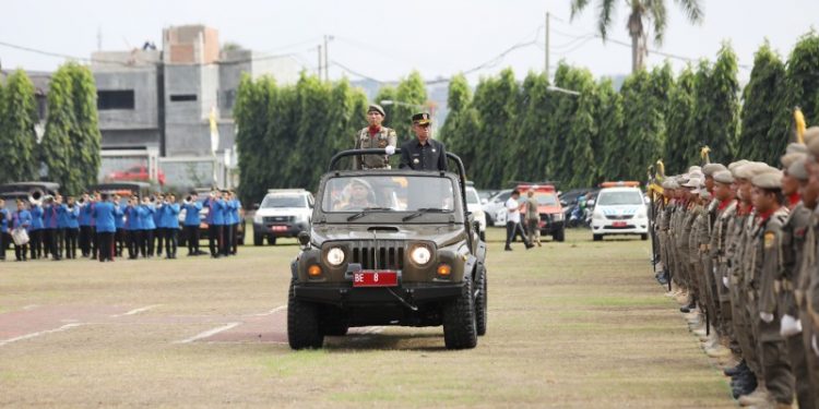 Sekdaprov Fahrizal Tekankan 3 Poin Penting yang Harus Diperhatikan Satpol PP dan Satlinmas
