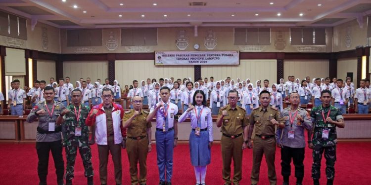 Sekdaprov Fahrizal Buka Seleksi Calon Anggota Paskibraka Tingkat Provinsi Lampung dan Nasional