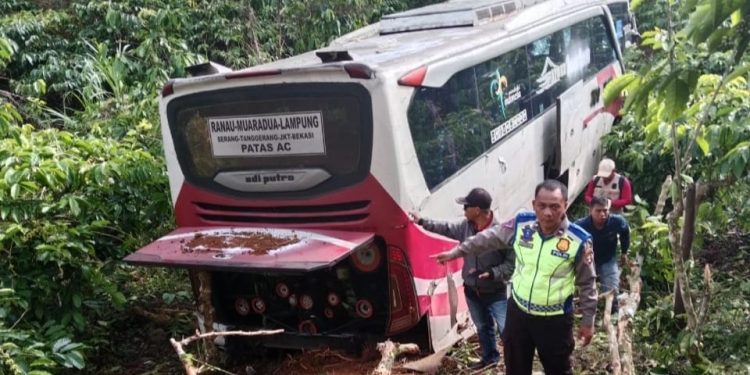 Bus Masuk Jurang di Lampung Barat, Polisi Sebut Pandangan Sopir Terhalang Kabut