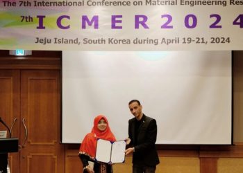 Dosen FMIPA Unila Raih Best Oral Presentation di Korea Selatan