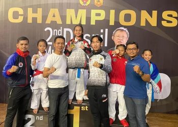 Carolina Karateka Asal Lampung Sabet Medali Emas di Turnamen Internasional di Bandung