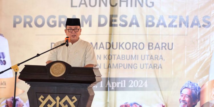 Gubernur Arinal Luncurkan Desa Baznas Sektor Peternakan di Desa Madukoro Baru Lampung Utara