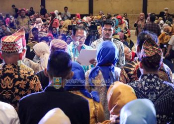 Lantik Pengurus, Bupati Agus Istiqlal Minta DPP PMPB Krui Lampung Jaga Silturhami Kkeluarga di Perantauan