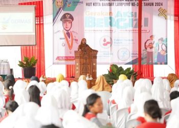 Walikota Eva Dwiana Buka Gerakan Aksi Bergizi dan Sosialisasi Kesehatan Jiwa