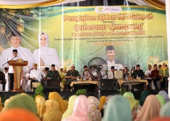 Pengajian Akbar, Gubernur Arinal Kobarkan Semangat Kebersamaan Wujudkan Rakyat Lampung Berjaya