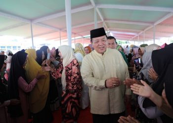 Gubernur Arinal Hadiri Pengajian Akbar di Lapangan Merdeka Lampung Timur