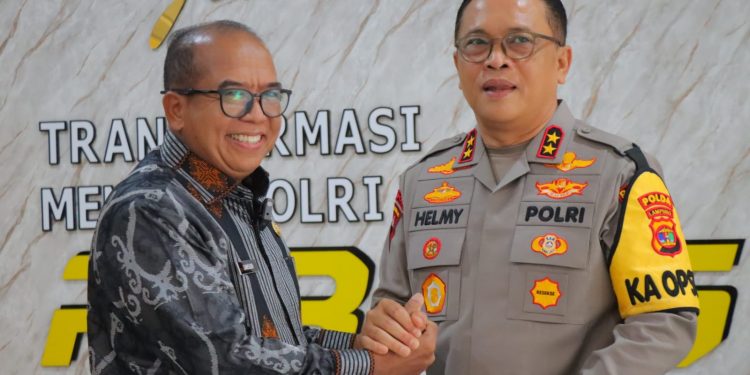 Kapolda Lampung Terima Kunjungan Kerja Pj Gubernur Samsudin