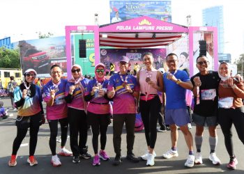 Peringati Hari Bhayangkara ke-78, Sekdaprov Fahrizal Ikuti “Bhayangkara Run”