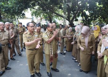 Pj. Gubernur Samsudin Pantau Pelaksanaan PPDB di SMAN 2 Bandar Lampung