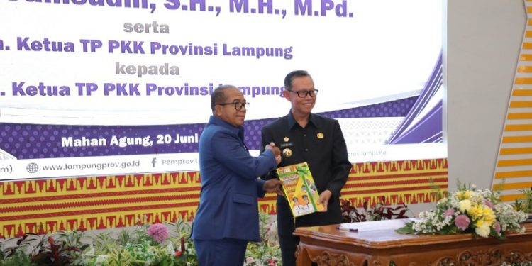 Pemprov Lampung Gelar Sertijab dari Plh. Gubernur Fahrizal Darminto kepada Pj. Gubernur Samsudin