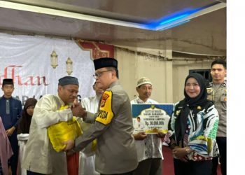 Walikota Bersama Kapolda Lampung  Safari Ramadhan di Masjid Al- Furqon