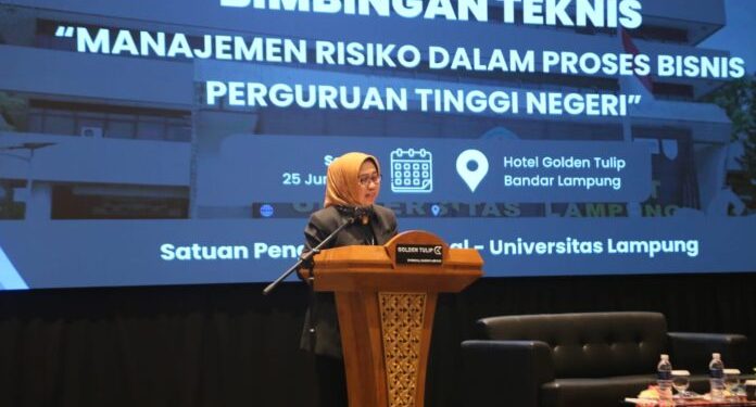 SPI Unila Gelar Bimtek Manajemen Risiko dalam Proses Bisnis PTN