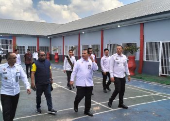 Staf Ahli Menteri Bidang Sosial Tinjau Pelayanan dan Pembimbingan Tahanan Rutan Kotabumi