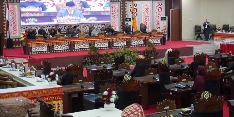 Sidang Paripurna Istimewa HUT Kota Bandar Lampung, Walikota Eva : Wujudkan Visi MIsi RPJMD