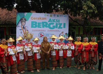 Peringati HUT Bandar Lampung, Walikota Eva Buka Gerakan Aksi Bergizi