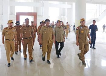 Pj. Gubernur Samsudin Tinjau Persiapan Upacara HUT RI 2024 di Kotabaru