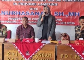 Anggota DPRD Nurhasanah Sosialisasikan Perda Tentang Pencegahan Konflik di Kecamatan Pagelaran