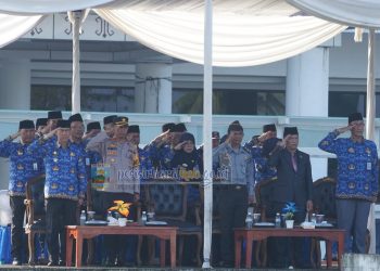 Pemkab Pesibar Gelar Upacara Paripurna Bulanan Sekaligus Peringati Hari Lahir Pancasila