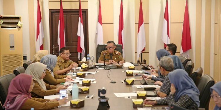 Sekdaprov Fahrizal Terima Kunjungan Kerja BPJS Kesehatan Cabang Bandar Lampung